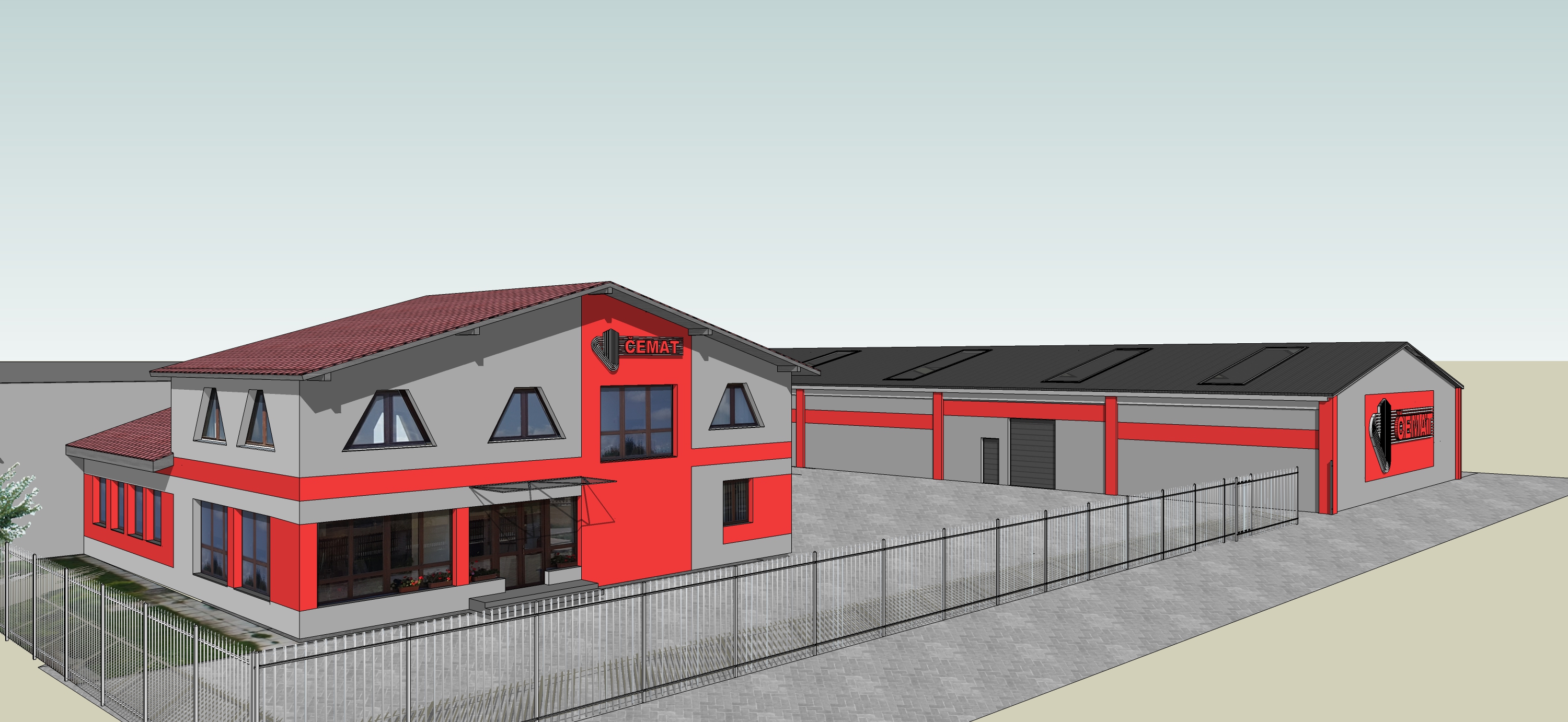 Vizualizácia haly
